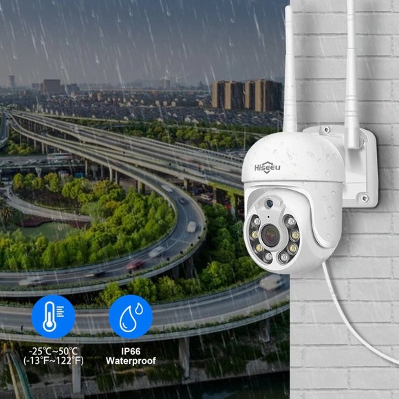 3MP WIFI CAMERA IN/OUTDOOR 5X DIGITIAL ZOOM PTZ IP CAMERAS - Picture 1 of 6